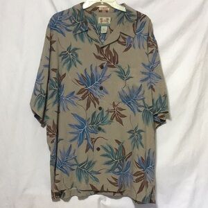 Reyn Spooner Silk Short-sleeve Shirt Sz XL Mint